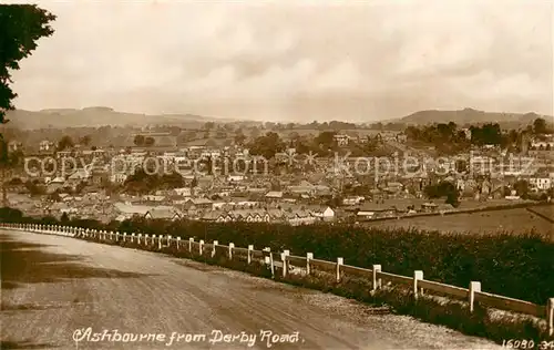 AK / Ansichtskarte Ashbourne_Derbyshire_Dales_UK Gesamtansicht v. Derby Roads 