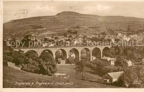 AK / Ansichtskarte Ingleton_UK Ingleton and Ingleboro 