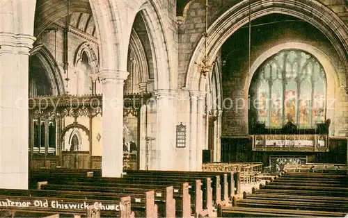 AK / Ansichtskarte Chiswick Interior Old Chiswick Church 