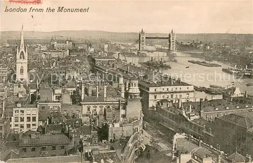 AK / Ansichtskarte London__UK London from the Monument 