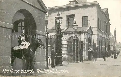 AK / Ansichtskarte London__UK The Horse Guards Whitehall 