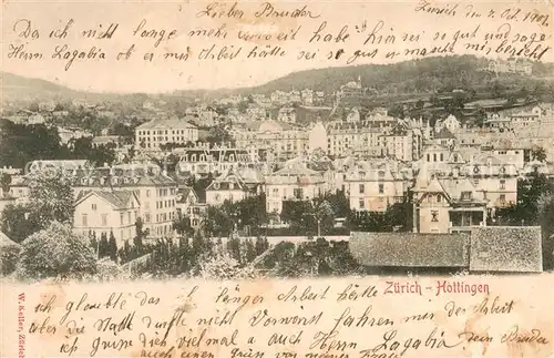 AK / Ansichtskarte Hottingen__Zuerich Stadtpanorama 