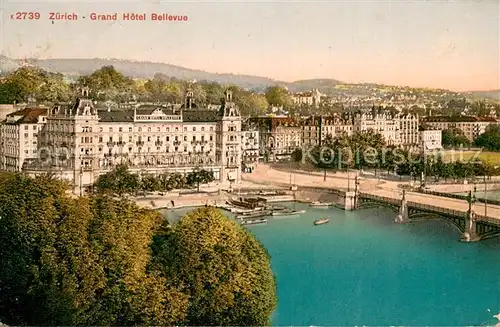 AK / Ansichtskarte Zuerich_ZH Grand Hotel Bellevue Zuerich_ZH