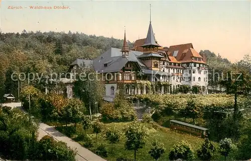 AK / Ansichtskarte Zuerich_ZH Waldhaus Dolder Zuerich_ZH