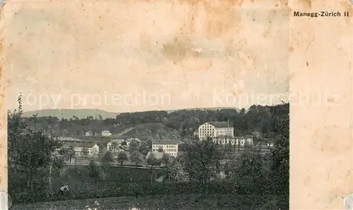AK / Ansichtskarte Manegg_Zuerich_ZH Panorama 