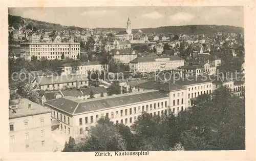 AK / Ansichtskarte Zuerich_ZH Kantonsspital Zuerich_ZH