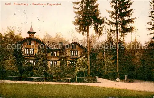 AK / Ansichtskarte Zuerichberg_ZH Forsthaus Degenried Zuerichberg ZH