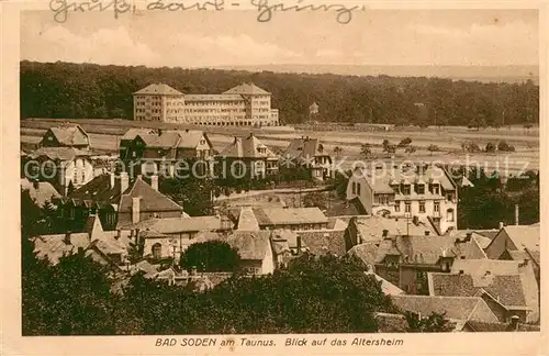 AK / Ansichtskarte Bad_Soden__Taunus Blick auf das Altersheim 