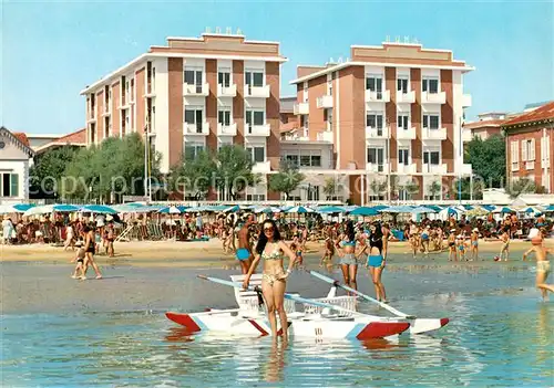 AK / Ansichtskarte Bellaria_Rimini_IT Hotel Roma Strand 