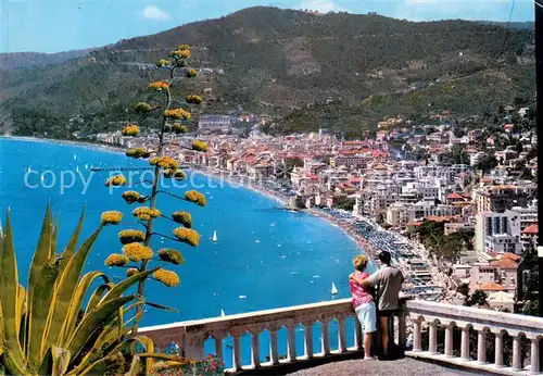 AK / Ansichtskarte Alassio_Liguria_IT Riviera dei Fiori Panorama da S Croce 