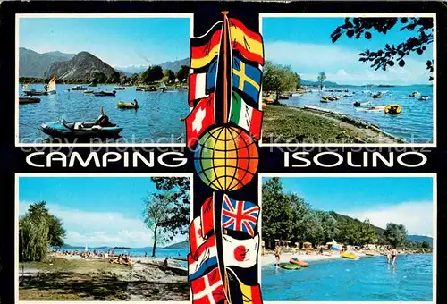 AK / Ansichtskarte Fondotoce_di_Verbania_IT Camping Isolino Lago Maggiore 