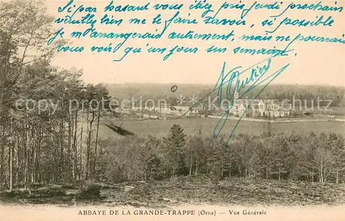 AK / Ansichtskarte Soligny la Trappe Abbaye de la Grande Trappe vue generale Soligny la Trappe