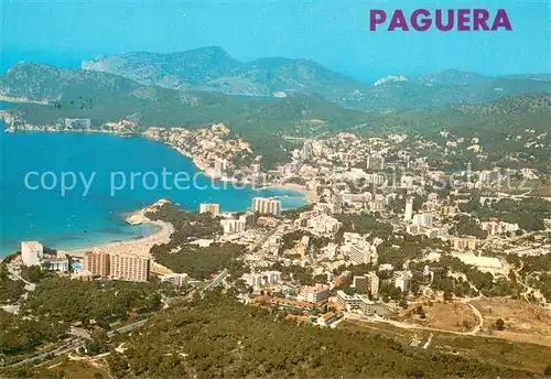 AK / Ansichtskarte Paguera_Mallorca_Islas_Baleares_ES Kuestenpanorama Berge 