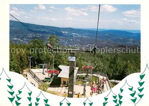 AK / Ansichtskarte Szklarska_Poreba_PL Sessellift Landschaftspanorama 