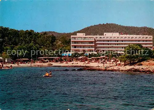 AK / Ansichtskarte Palma_Nova_Mallorca Hotel Caliu Strand Palma_Nova_Mallorca