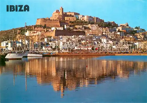 AK / Ansichtskarte Ibiza_Islas_Baleares Ansicht vom Meer aus Ibiza_Islas_Baleares