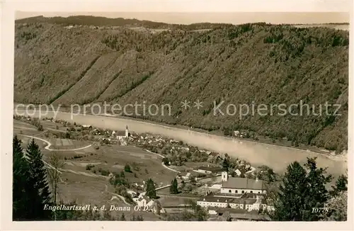 AK / Ansichtskarte Engelhartszell_Donau_Oberoesterreich Panorama Engelhartszell_Donau