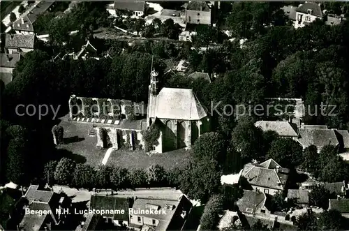 AK / Ansichtskarte Bergen_aan_Zee_NL Fliegeraufnahme 