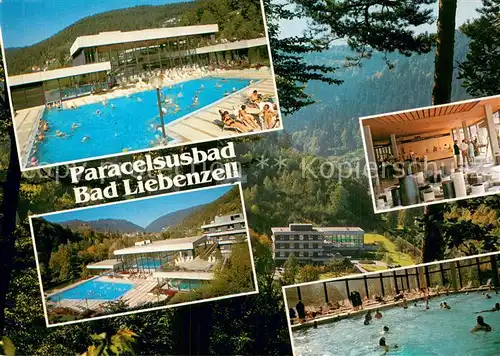 AK / Ansichtskarte Bad_Liebenzell Paracelsusbad Kurmittelhaus Sauna Pinea und Thermal Hallen und Freibad Bad_Liebenzell