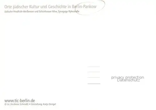 AK / Ansichtskarte Pankow_Berlin Juedische Friedhoefe Weissensee und Schoenhauser Alle Synagoge Rykestrasse 