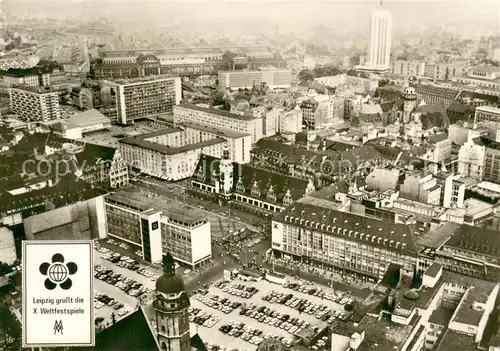 AK / Ansichtskarte Leipzig Fliegeraufnahme Leipzig