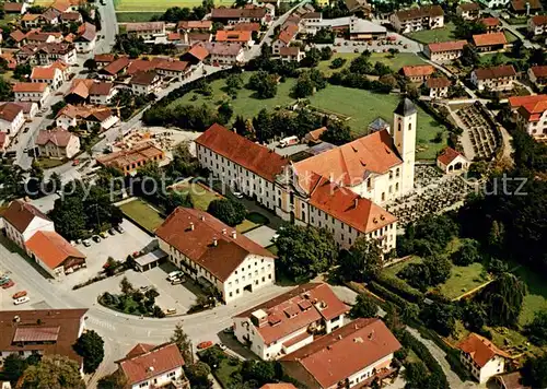AK / Ansichtskarte Rott_Inn Fliegeraufnahme mit ehem Benediktiner Klosterkirche Rott_Inn