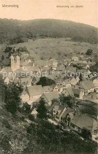 AK / Ansichtskarte Wiesensteig Ansicht von Westen Wiesensteig