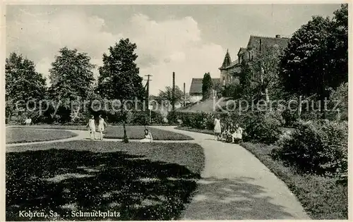 AK / Ansichtskarte Kohren Sahlis Schmuckplatz Kohren Sahlis