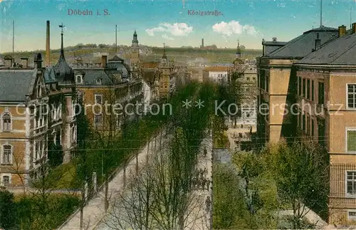 AK / Ansichtskarte Doebeln Koenigstrasse Doebeln