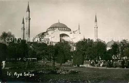 AK / Ansichtskarte Istanbul_Constantinopel_TK Aya Sofya Moschee 