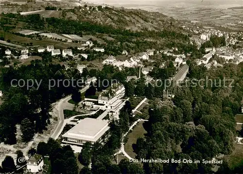 AK / Ansichtskarte Bad_Orb Herzheilbad Kurzentrum Fliegeraufnahme Bad_Orb