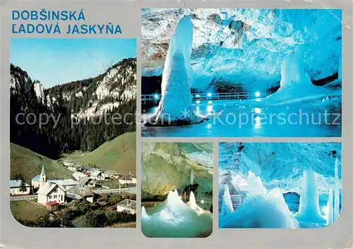 AK / Ansichtskarte Slovensky_Raj_Slovakia Dobsinska ladova jeskyna Velka sien Cintorin Vyzdoba v Malej sieni 