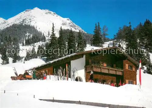 AK / Ansichtskarte Leutasch Jausenstation Gaistalalm Leutasch