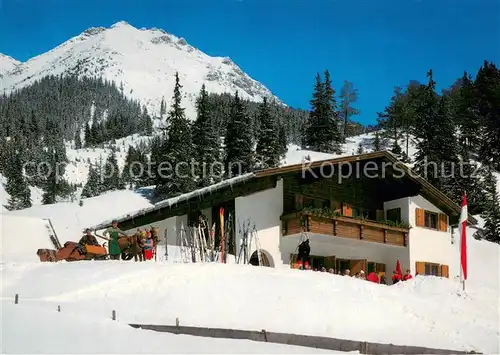 AK / Ansichtskarte Leutasch Jausenstation Gaistalalm Leutasch