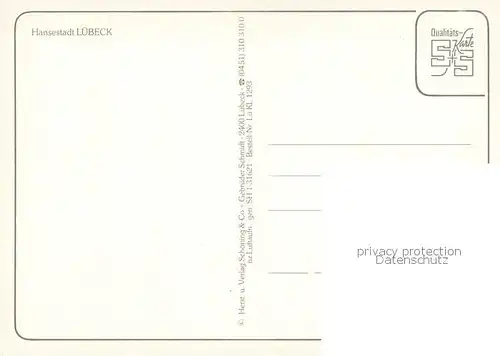 AK / Ansichtskarte Luebeck Fliegeraufnahme Luebeck