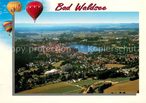 AK / Ansichtskarte Bad_Waldsee Fliegeraufnahme Bad_Waldsee