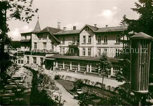 AK / Ansichtskarte Hahnenklee Bockswiese_Harz Parkhotel Weissleder Hahnenklee Bockswiese