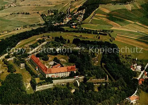 AK / Ansichtskarte Weissenburg__Bayern Burggaststaette Wuelzburg Fliegeraufnahme 