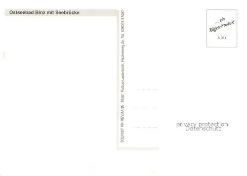 AK / Ansichtskarte Binz_Ruegen Fliegeraufnahme mit Seebruecke Binz_Ruegen