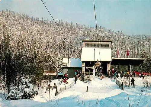 AK / Ansichtskarte Karpacz_Krummhuebel_PL Dolna stacja wyciagu krzeselkowego na Kope 