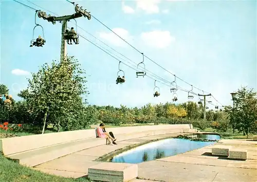 AK / Ansichtskarte Chorzow_Koenigshuette_Oberschlesien_PL Wojewodzki Park Kultury i Wypoczynku Kolejka linowa 