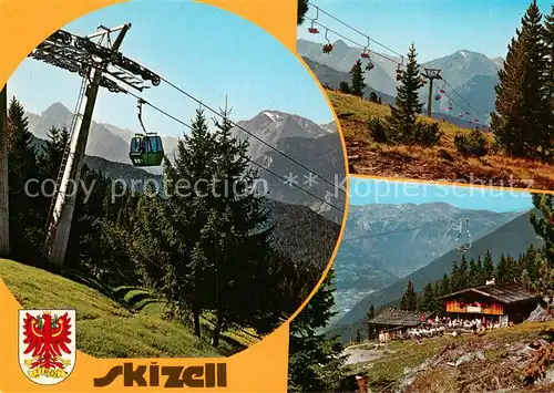 AK / Ansichtskarte Zillertal_Tirol Rosenalm Kreuzjoch Bergbahnen Panorama Zillertal_Tirol