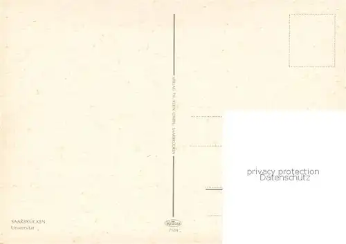 AK / Ansichtskarte Saarbruecken Universitaet Fliegeraufnahme Saarbruecken