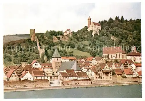 AK / Ansichtskarte Hirschhorn_Neckar Panorama Hirschhorn Neckar