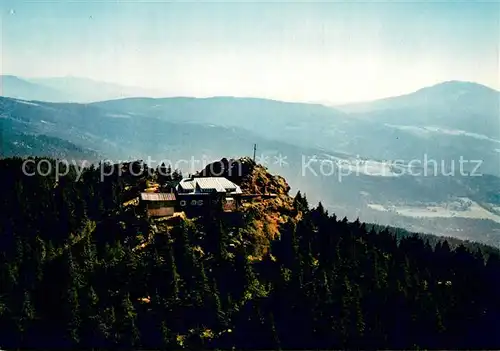 AK / Ansichtskarte Lam_Oberpfalz Osserschutzhaus Fliegeraufnahme Lam_Oberpfalz