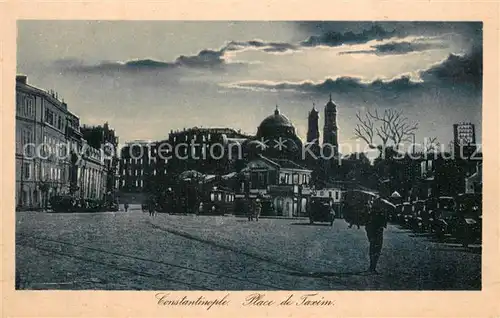 AK / Ansichtskarte Constantinople Place de Taxim Constantinople