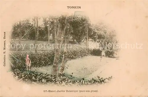 AK / Ansichtskarte Tonkin_Vietnam Jardin Botanique 