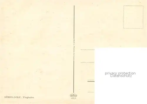 AK / Ansichtskarte Flughafen_Airport_Aeroporto Duesseldorf Flughafen_Airport