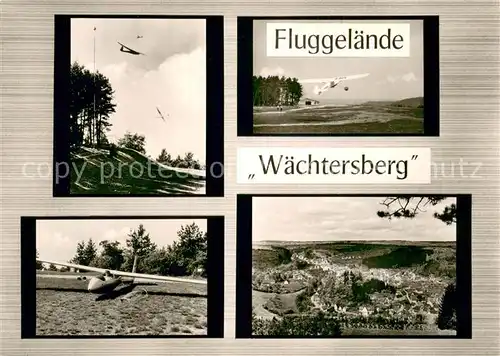 AK / Ansichtskarte Segelflug Fluggelaende Waechtersberg  