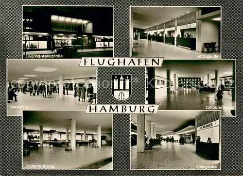 AK / Ansichtskarte Flughafen_Airport_Aeroporto Hamburg Flughafen_Airport